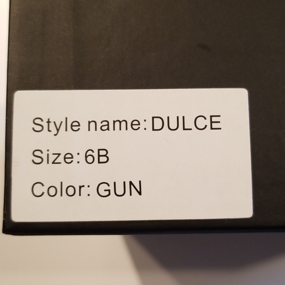 2B Bebe Dulce Pewter Open-Toe Bootie - Picture 5 of 6
